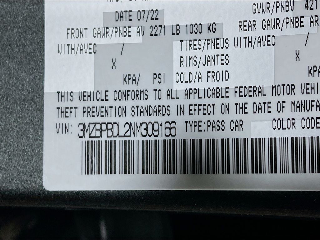 2022 Mazda Mazda3 Premium