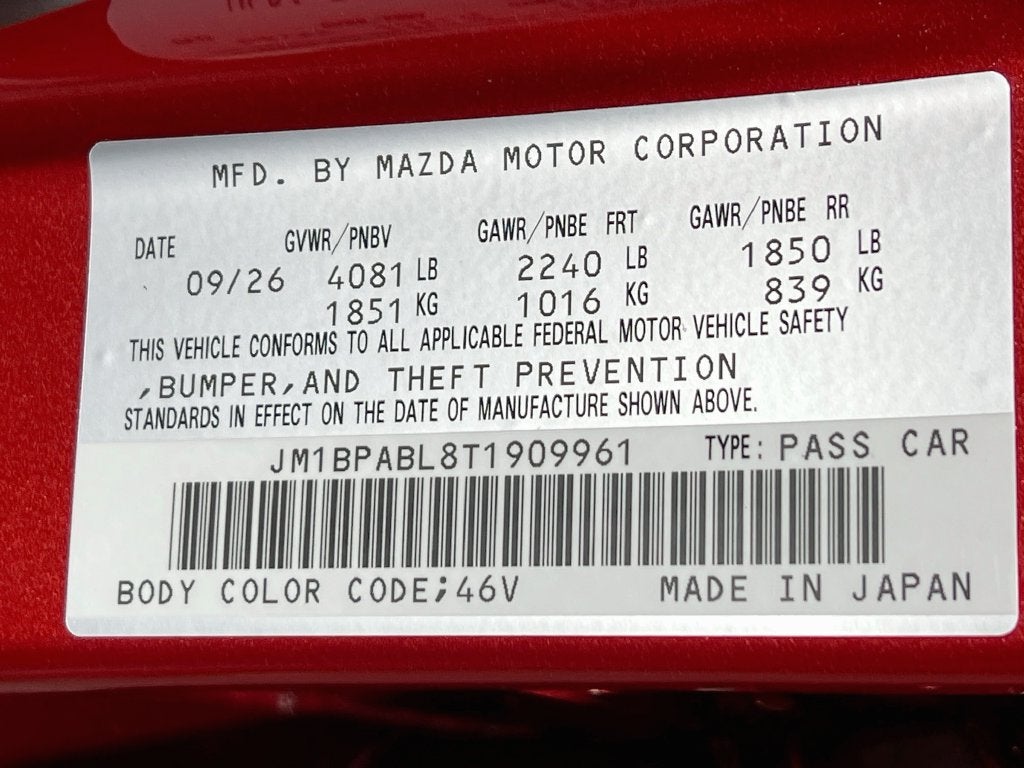 2026 Mazda Mazda3 2.5 S Select Sport S