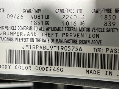 2026 Mazda Mazda3 2.5 S Select Sport S