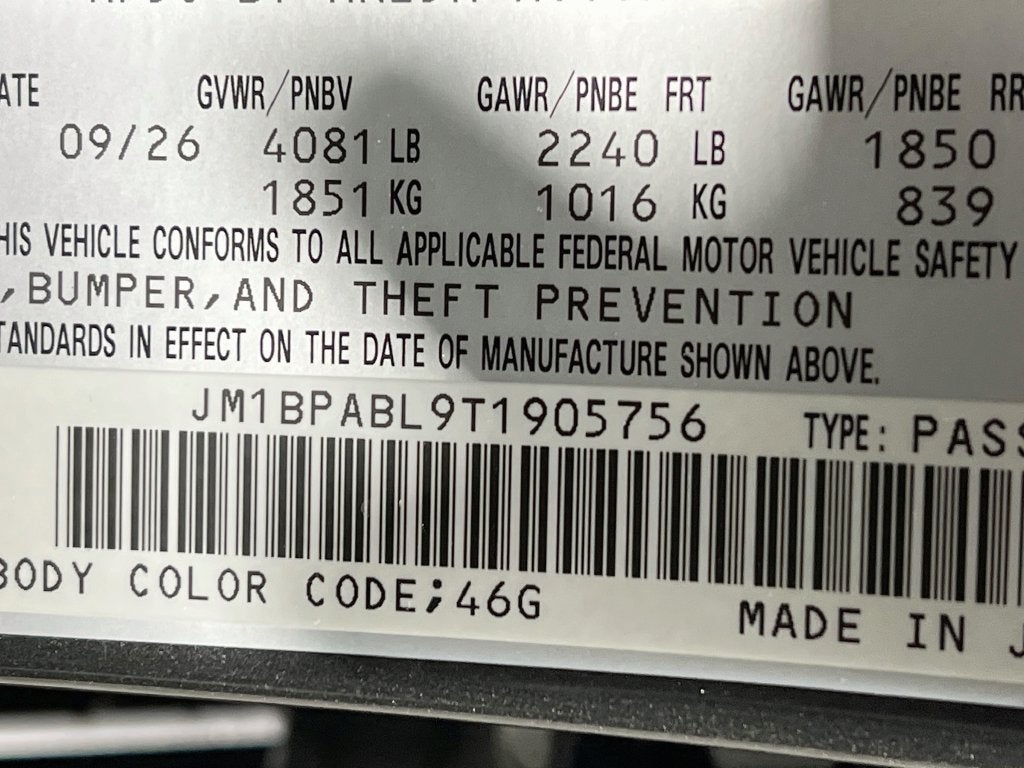 2026 Mazda Mazda3 2.5 S Select Sport S