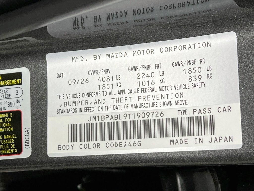 2026 Mazda Mazda3 2.5 S Select Sport S