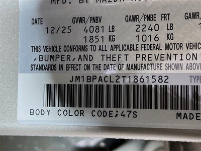 2026 Mazda Mazda3 Sedan 2.5 S Preferred