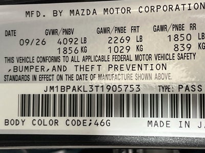 2026 Mazda Mazda3 2.5 S Select Sport S
