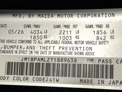 2026 Mazda Mazda3 2.5 S Premium S