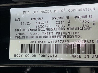 2026 Mazda Mazda3 Hatchback 2.5 S Premium