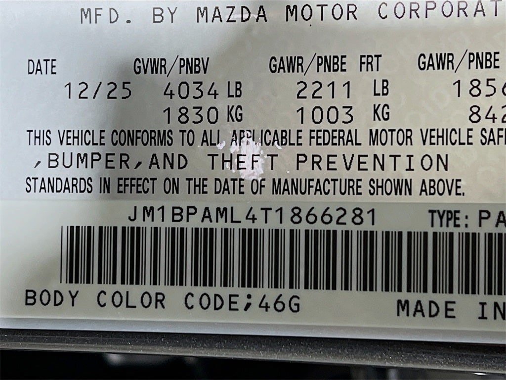 2026 Mazda Mazda3 Hatchback 2.5 S Premium