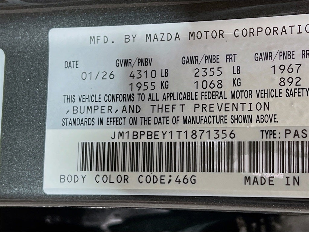 2026 Mazda Mazda3 Sedan 2.5 Turbo Premium Plus AWD