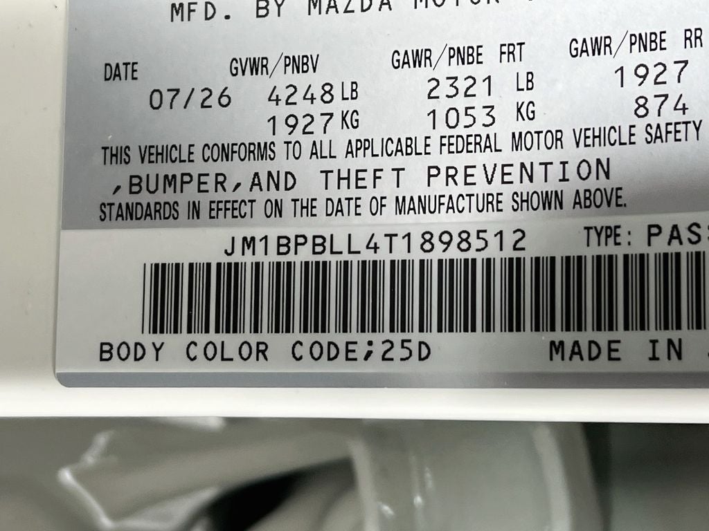 2026 Mazda Mazda3 2.5 S Carbon Edition S