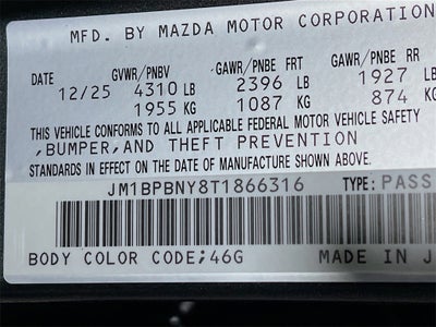 2026 Mazda Mazda3 Hatchback 2.5 Turbo Premium Plus AWD