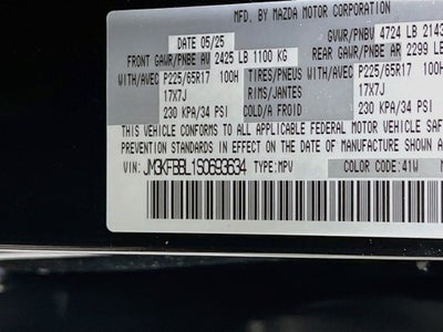 2025 Mazda Mazda CX-5 2.5 S Select Package