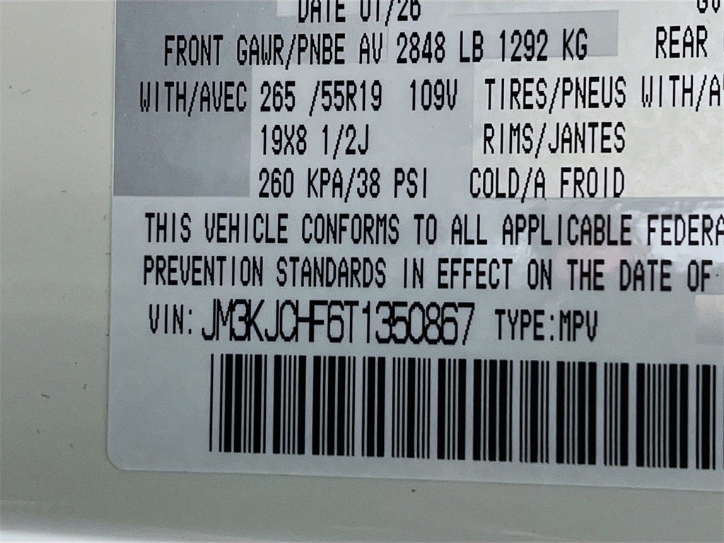 2026 Mazda Mazda CX-70 Plug-In Hybrid SC Plus AWD