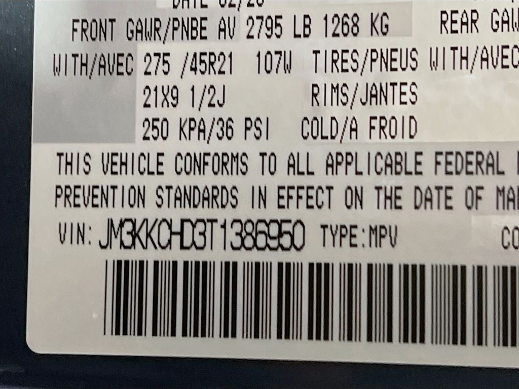 2026 Mazda Mazda CX-90 3.3 Turbo Premium Sport AWD