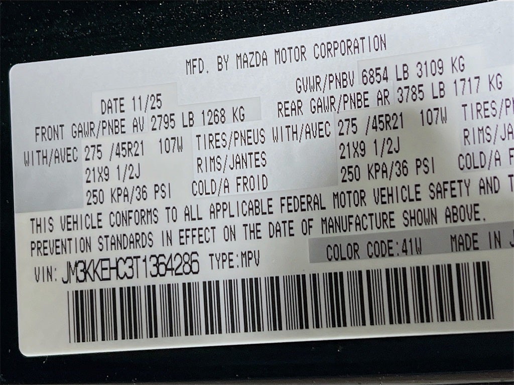 2026 Mazda Mazda CX-90 3.3 Turbo S Premium Plus AWD