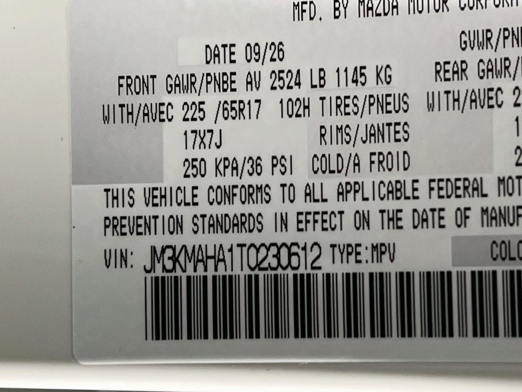 2026 Mazda Mazda CX-5 2.5 S S