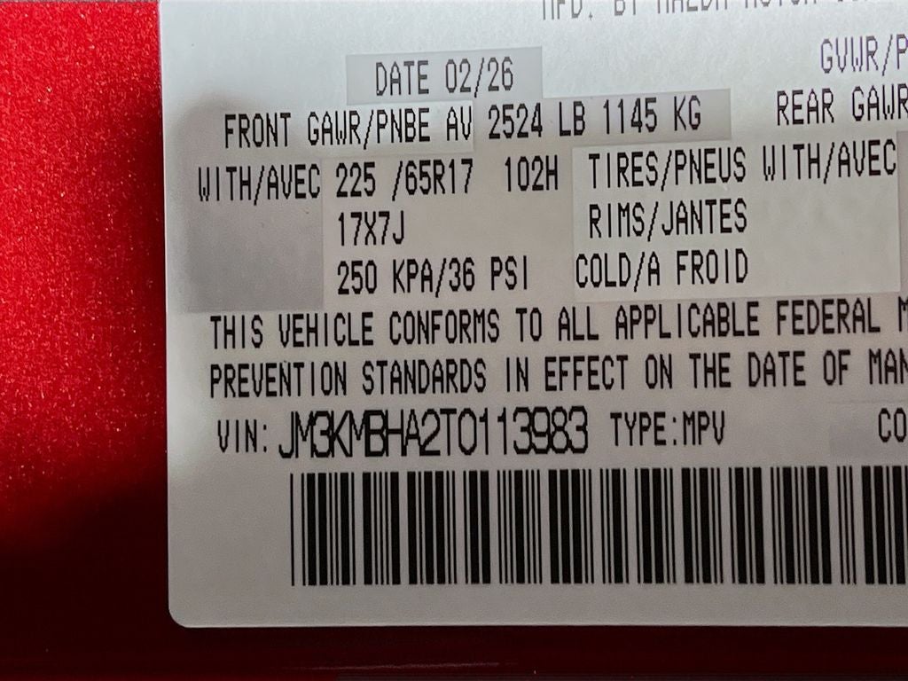 2026 Mazda Mazda CX-5 2.5 S Select AWD