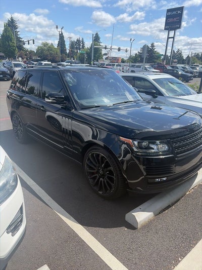 2017 Land Rover Range Rover 5.0L V8 Supercharged