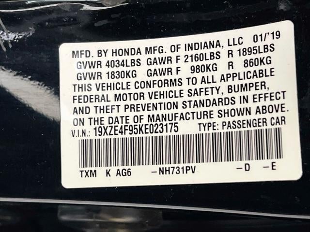 2019 Honda Insight Touring