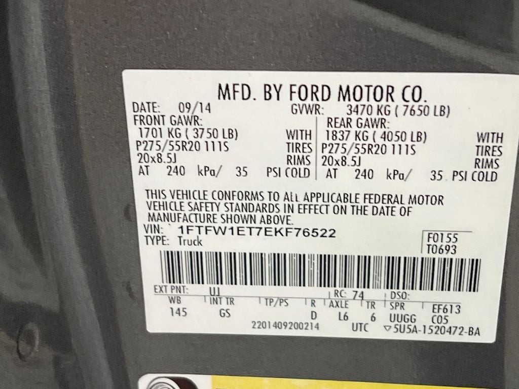 2014 Ford F-150 XLT