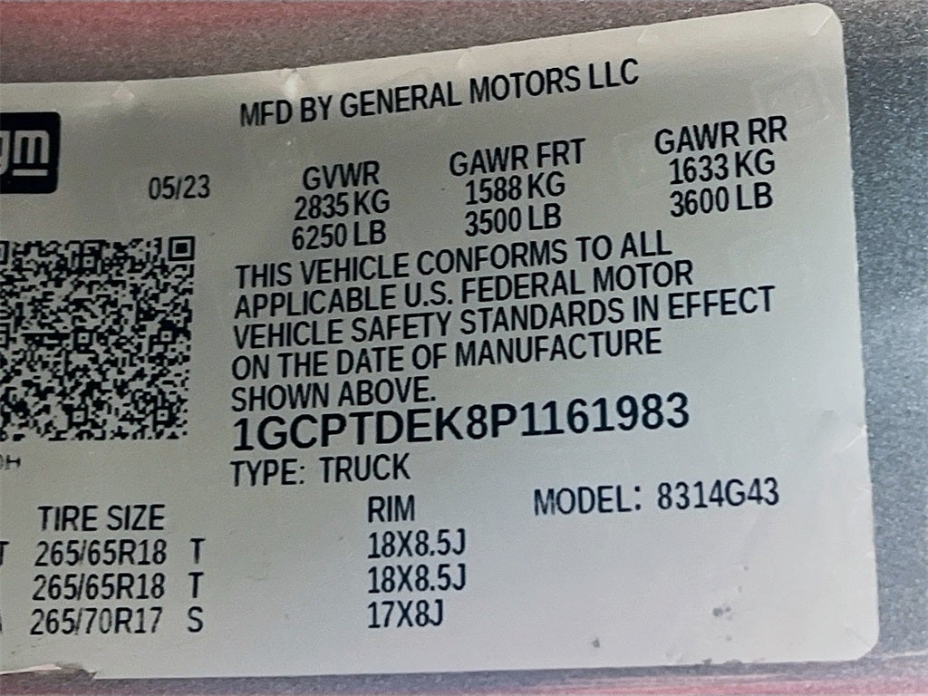 2023 Chevrolet Colorado Z71