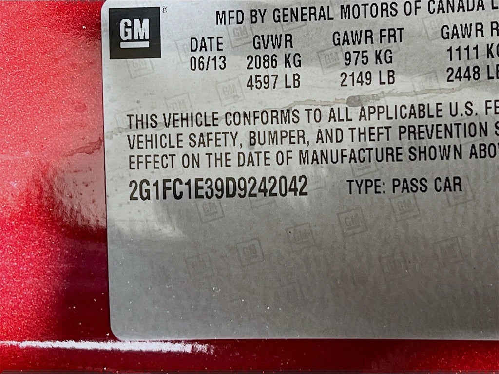 2013 Chevrolet Camaro 2LT 2LT