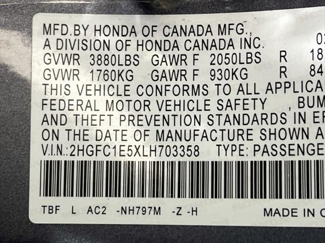 2020 Honda Civic Si