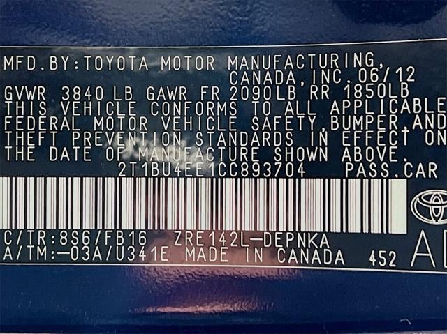 2012 Toyota Corolla LE