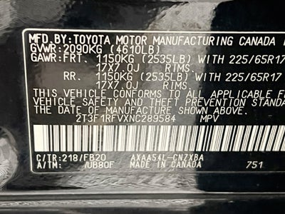 2022 Toyota RAV4 LE