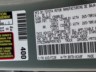 2023 Toyota Tacoma Trail Edition V6