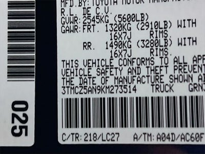 2019 Toyota Tacoma TRD Off-Road V6