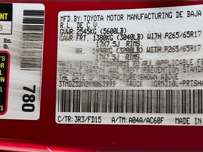 2019 Toyota Tacoma TRD Sport V6