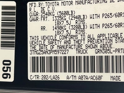 2023 Toyota Tacoma Limited V6