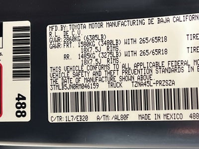 2024 Toyota Tacoma Limited