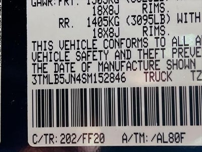 2025 Toyota Tacoma SR5