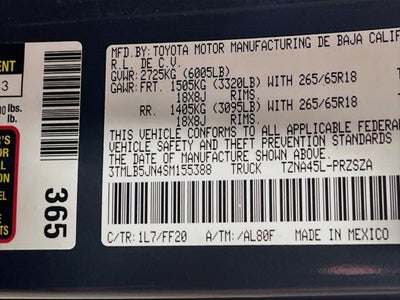 2025 Toyota Tacoma SR5
