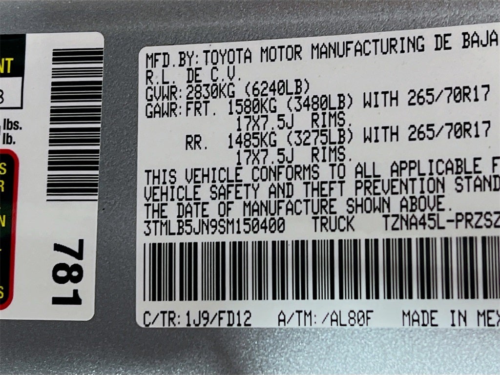 2025 Toyota Tacoma TRD Off-Road