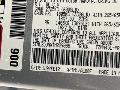 2026 Toyota Tacoma TRD Sport