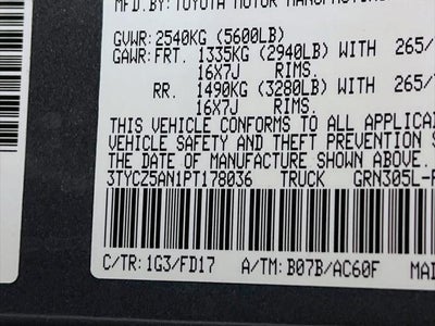 2023 Toyota Tacoma TRD Off-Road V6