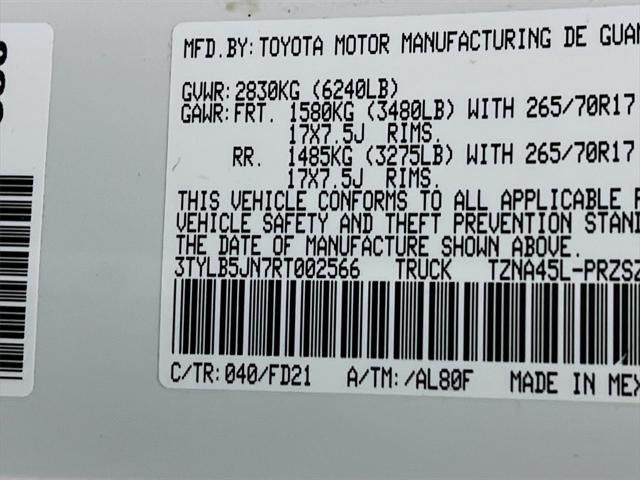 2024 Toyota Tacoma TRD Off-Road