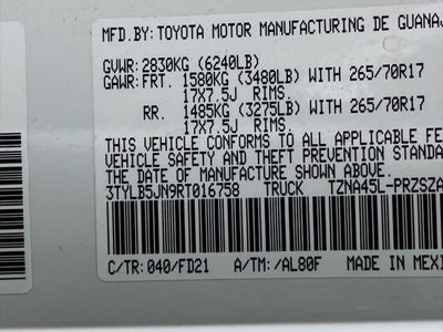 2024 Toyota Tacoma SR5