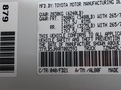 2024 Toyota Tacoma SR5