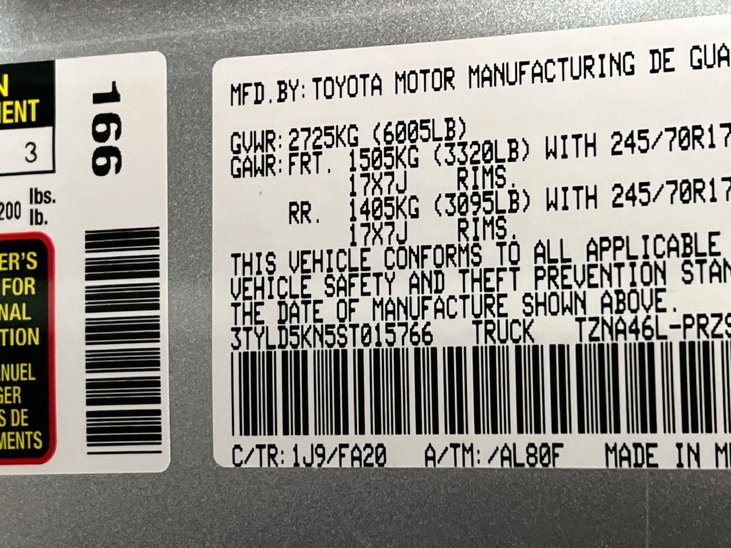 2025 Toyota Tacoma SR