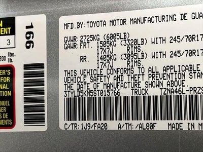 2025 Toyota Tacoma SR