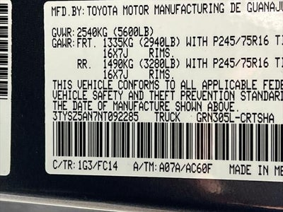 2022 Toyota Tacoma SR5 V6