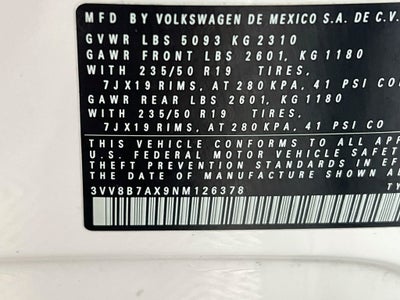 2022 Volkswagen Tiguan 2.0T SE R-Line Black