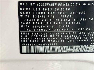 2022 Volkswagen Tiguan 2.0T SE R-Line Black