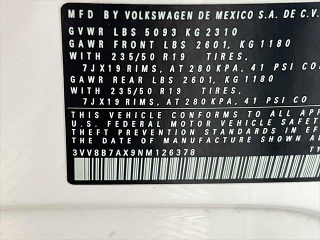 2022 Volkswagen Tiguan 2.0T SE R-Line Black