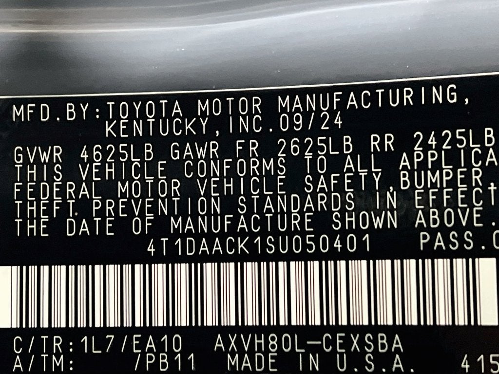 2025 Toyota Camry SE