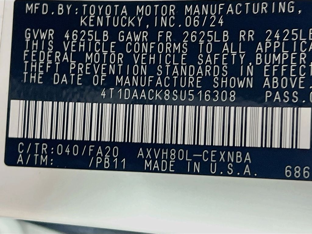 2025 Toyota Camry LE