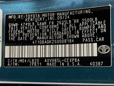 2025 Toyota Camry XSE