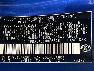 2025 Toyota Camry LE
